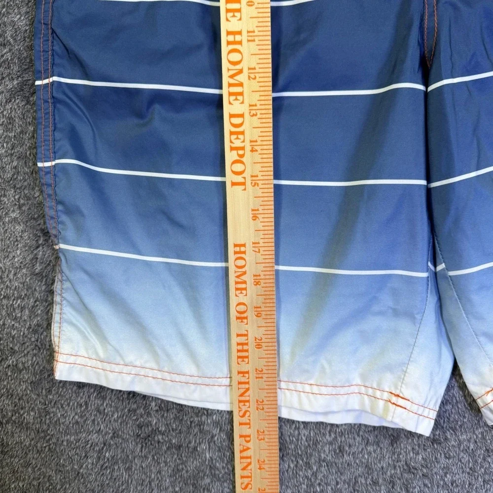 Chicago Bears‎ NFL Mens Board Shorts Blue Gradient Striped Swim Trunks XL
